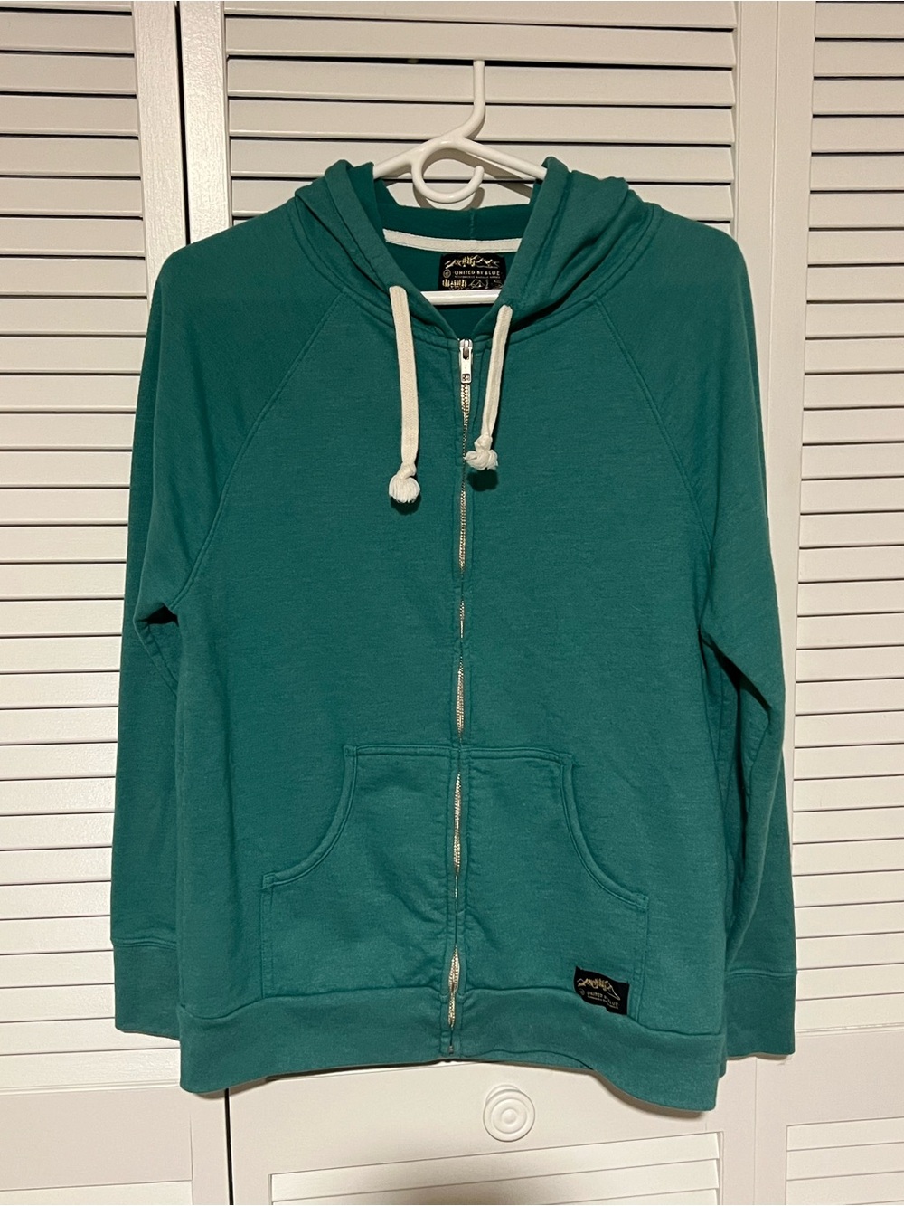 United By Blue Women’s Zip-Up Hoodie Jacket with Drawstring Hood